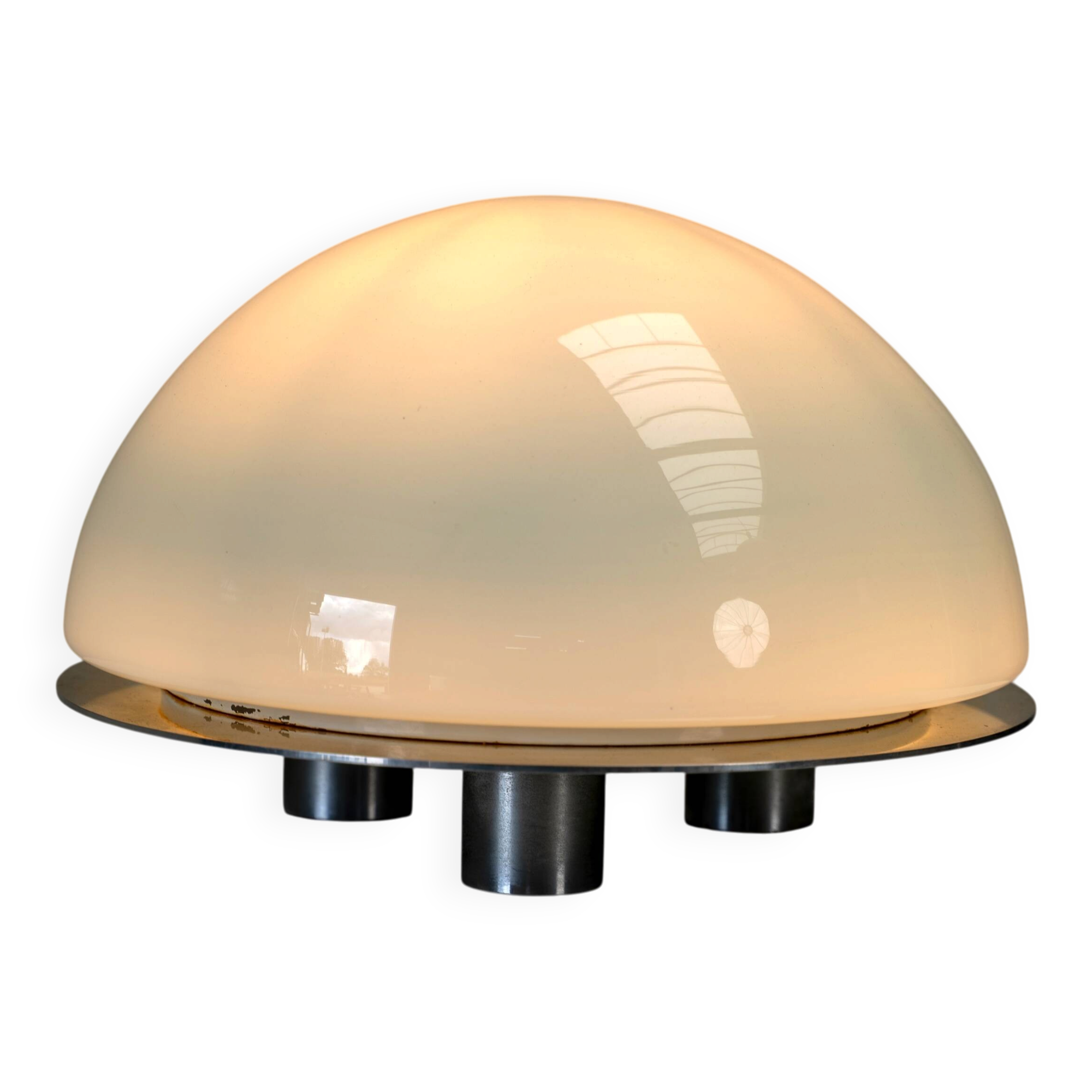 Lampe de table sculpturale italienne