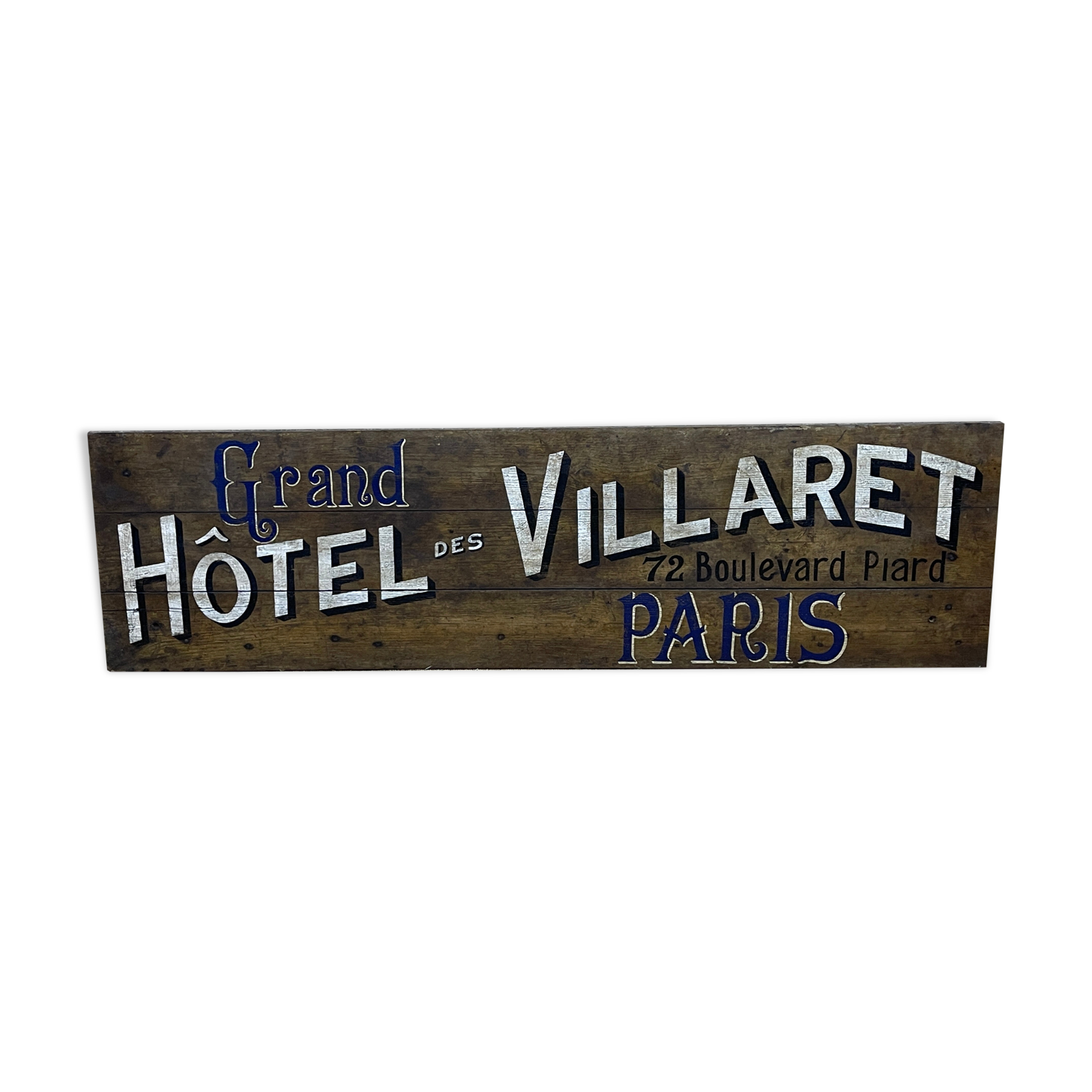 Oak panel early XXth Grand Hotel des Villaret - Paris