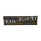 Oak panel early XXth Grand Hotel des Villaret - Paris