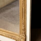 Magical: trumeau circa 1900. Superb gilding, royal allure.