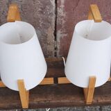 Pair of bedside lamps