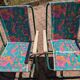 Pair of vintage folding garden chairs – 90s look