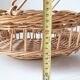 Rattan glass and bottle holder