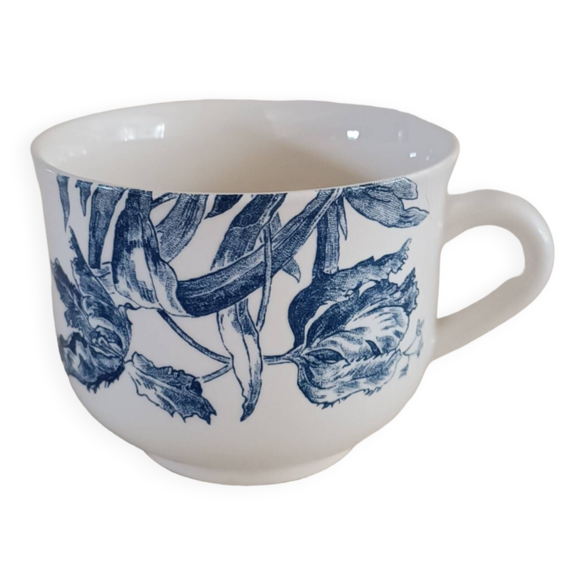 Gien tulip breakfast cup