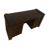 Black acacia desk Kaolin