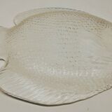 Plat Arcoroc poisson en verre vintage