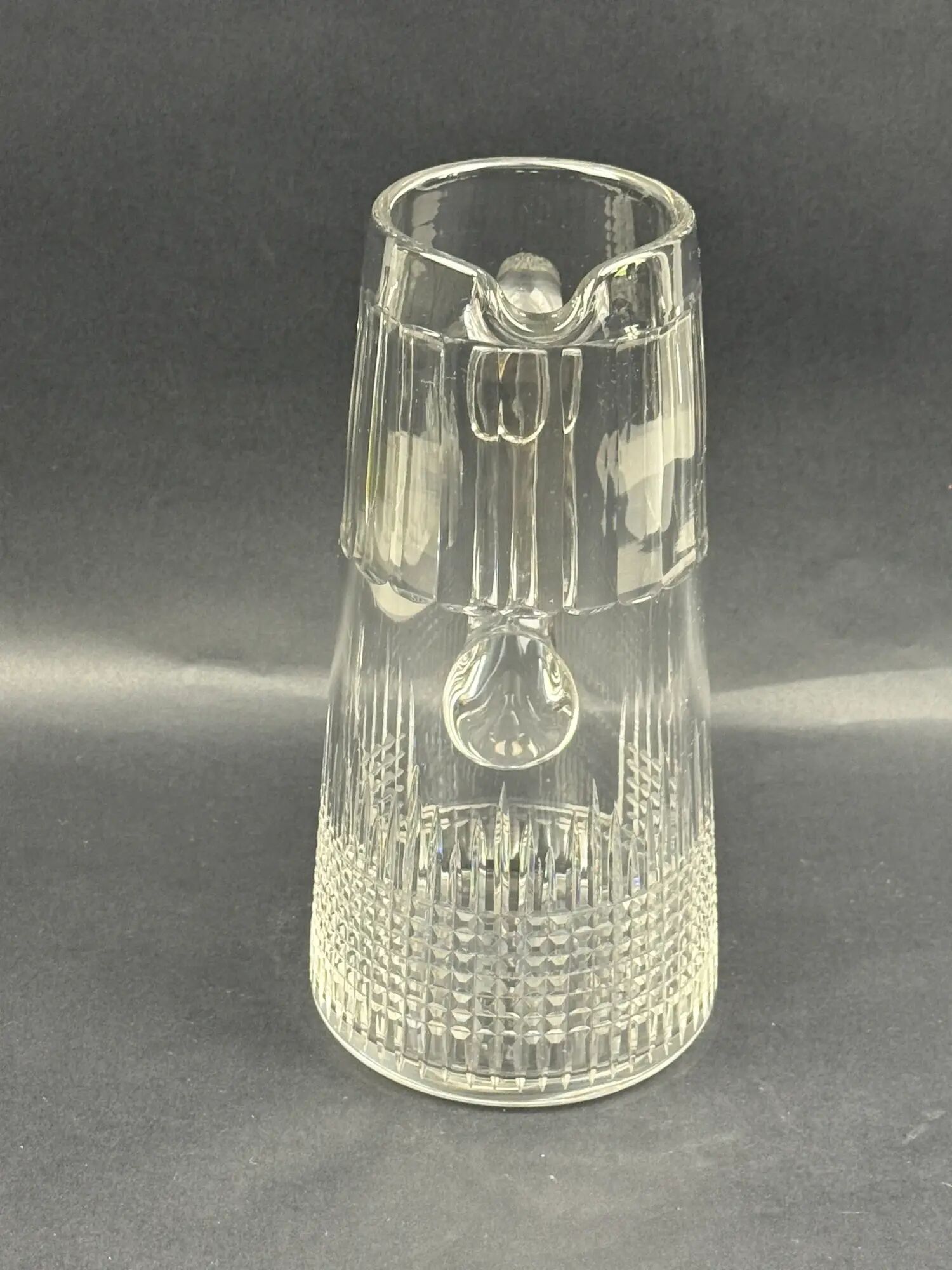 Baccarat, Nancy model jug in crystal, 1908