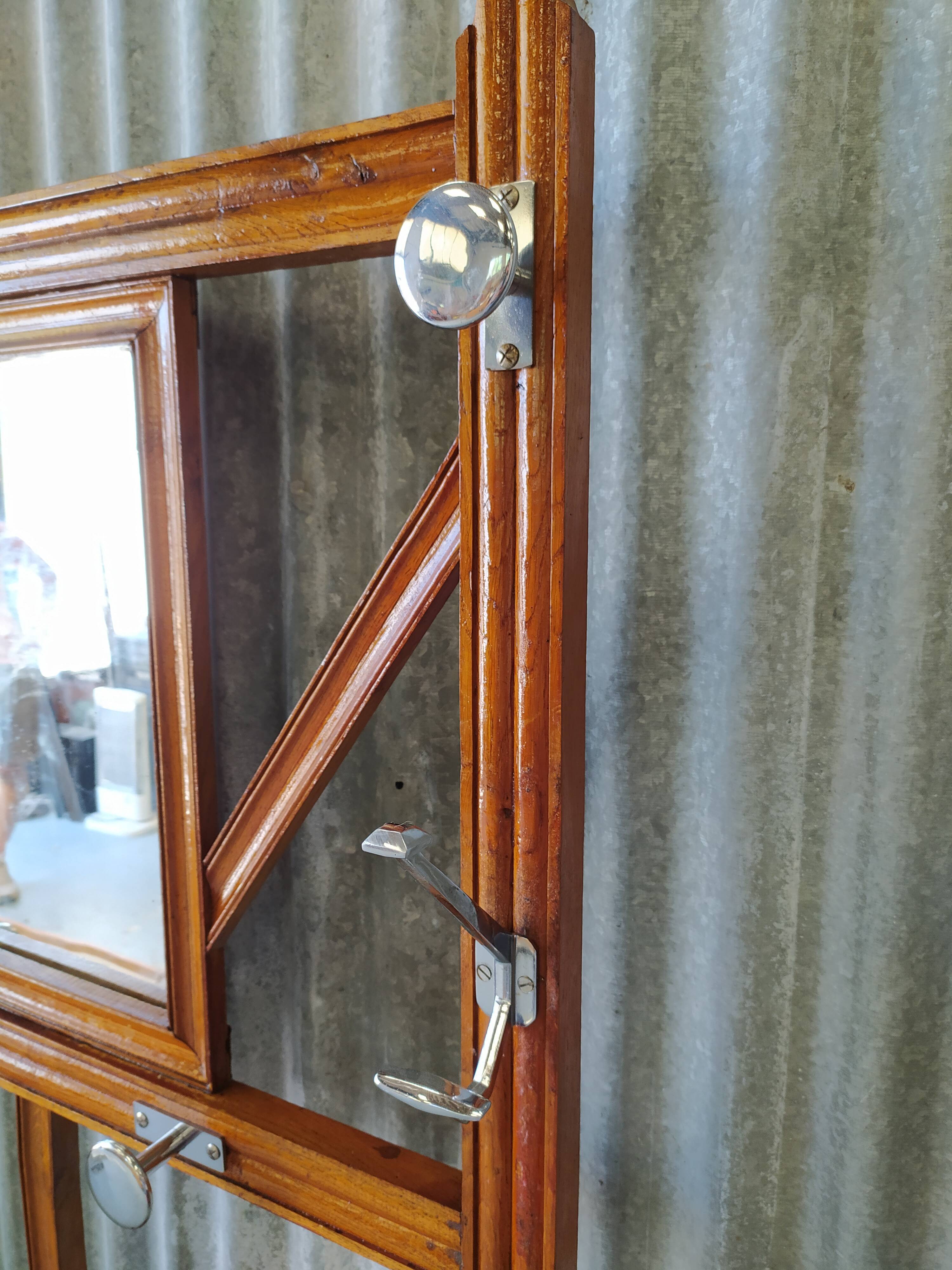 Vintage wardrobe coat door