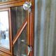 Vintage wardrobe coat door