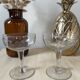 Old champagne glasses