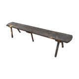 Rustic bench with central foot