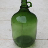 Ancienne bouteille verte, bonbonne en verre 5L