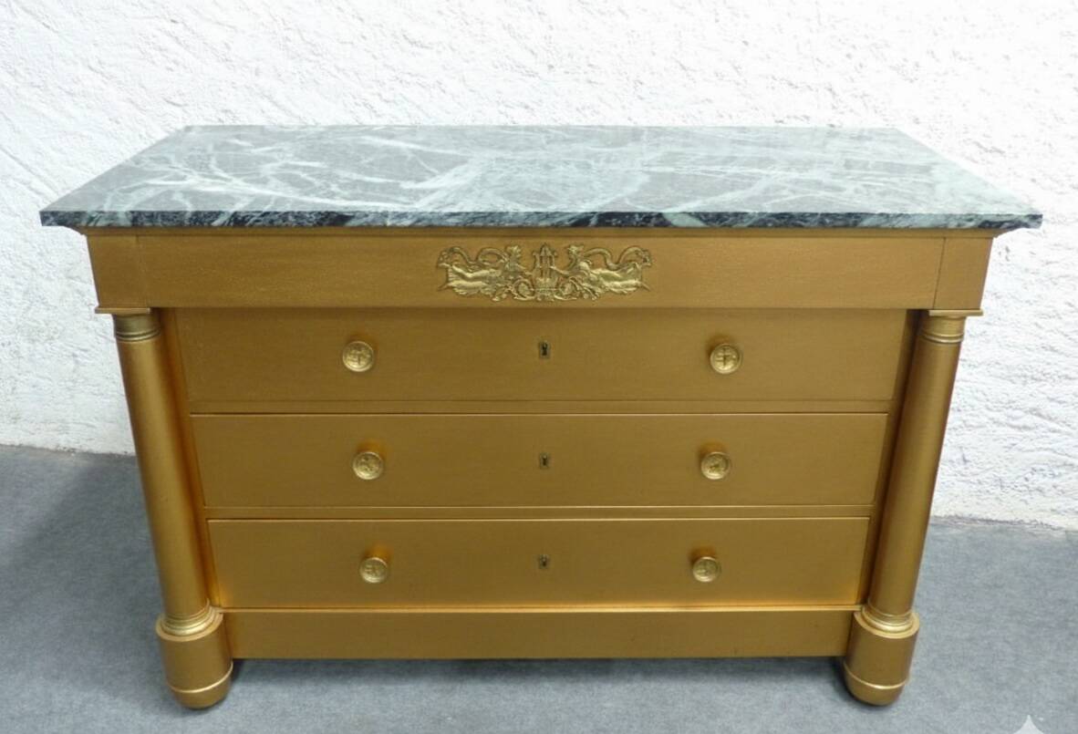Empire style chest of drawers