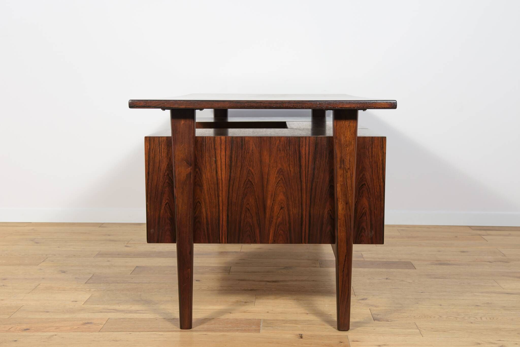 Mid-Century Freestanding Rosewood Desk by Kai Kristiansen for Feldballes Møbelfabrik, 1960s