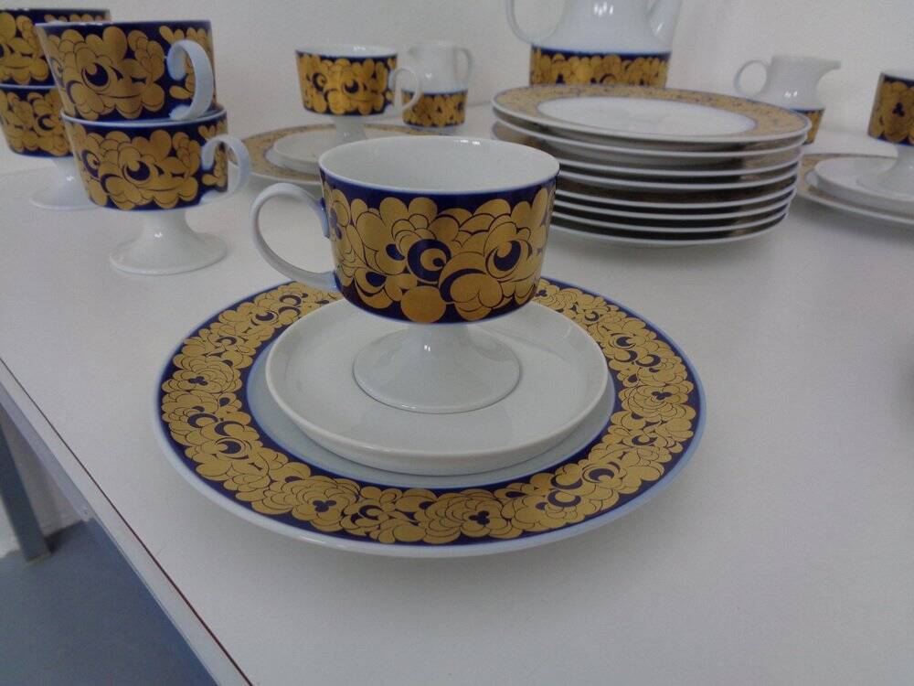 Coffee service for 12 people by Tapio Wirkkala for Rosenthal, 1960s, set of 42.