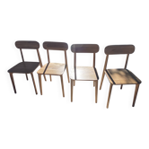 Solid teak chair Jonàk
