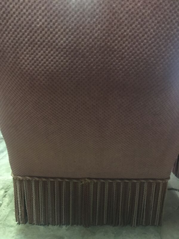 Fauteuils crapauds velours rose