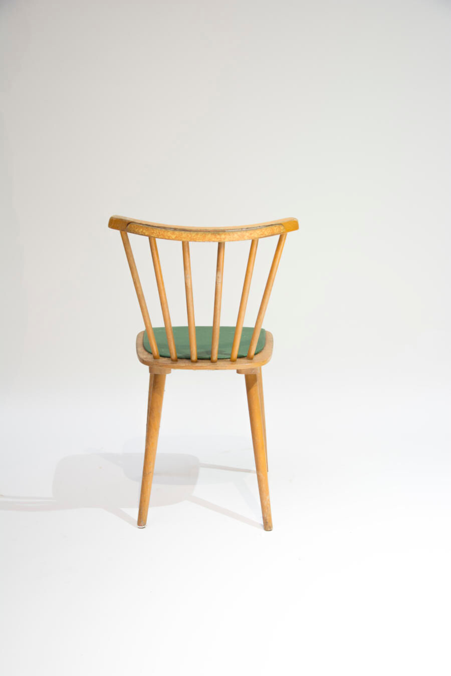 Vintage chair bars green seat