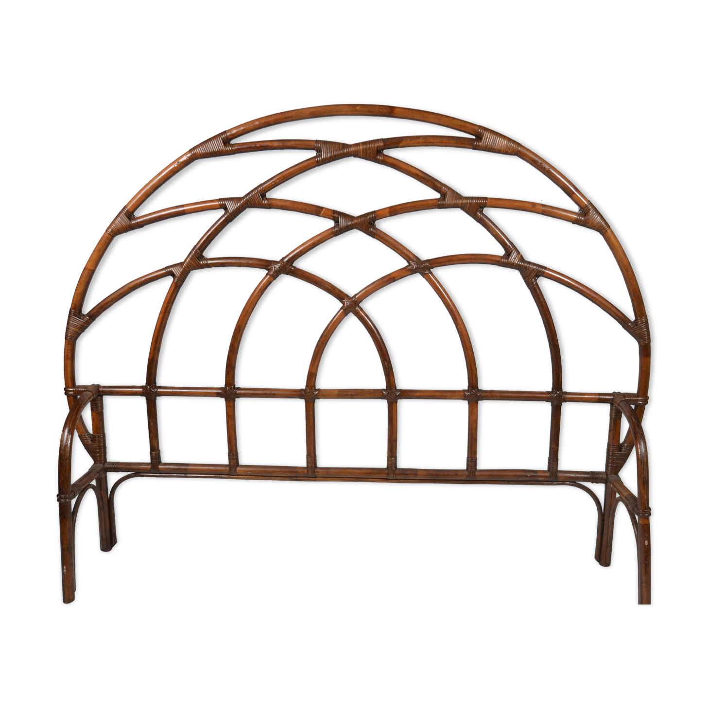 Rattan headboard 2 places