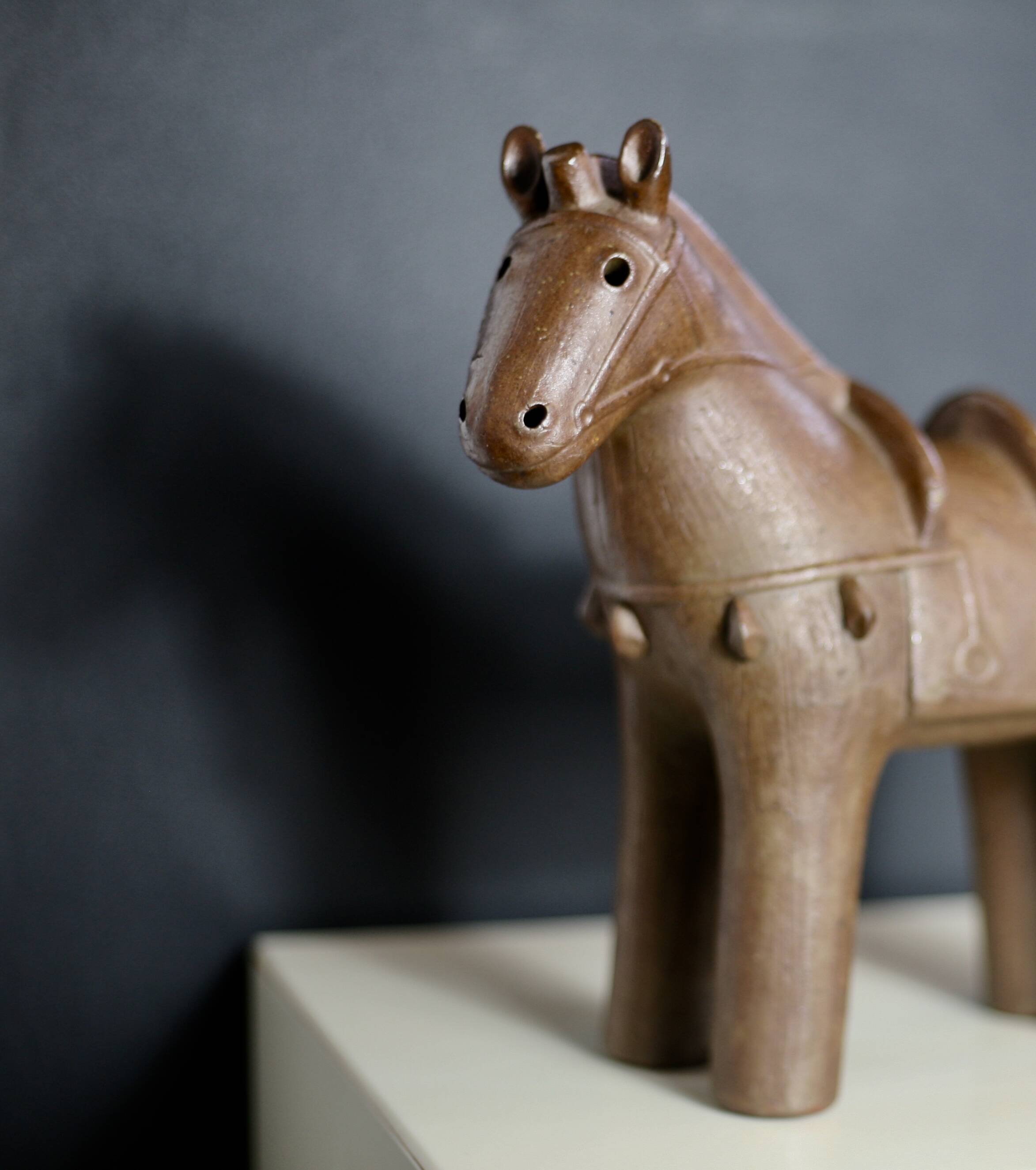 Ceramic, Japan, 1950s, horse.