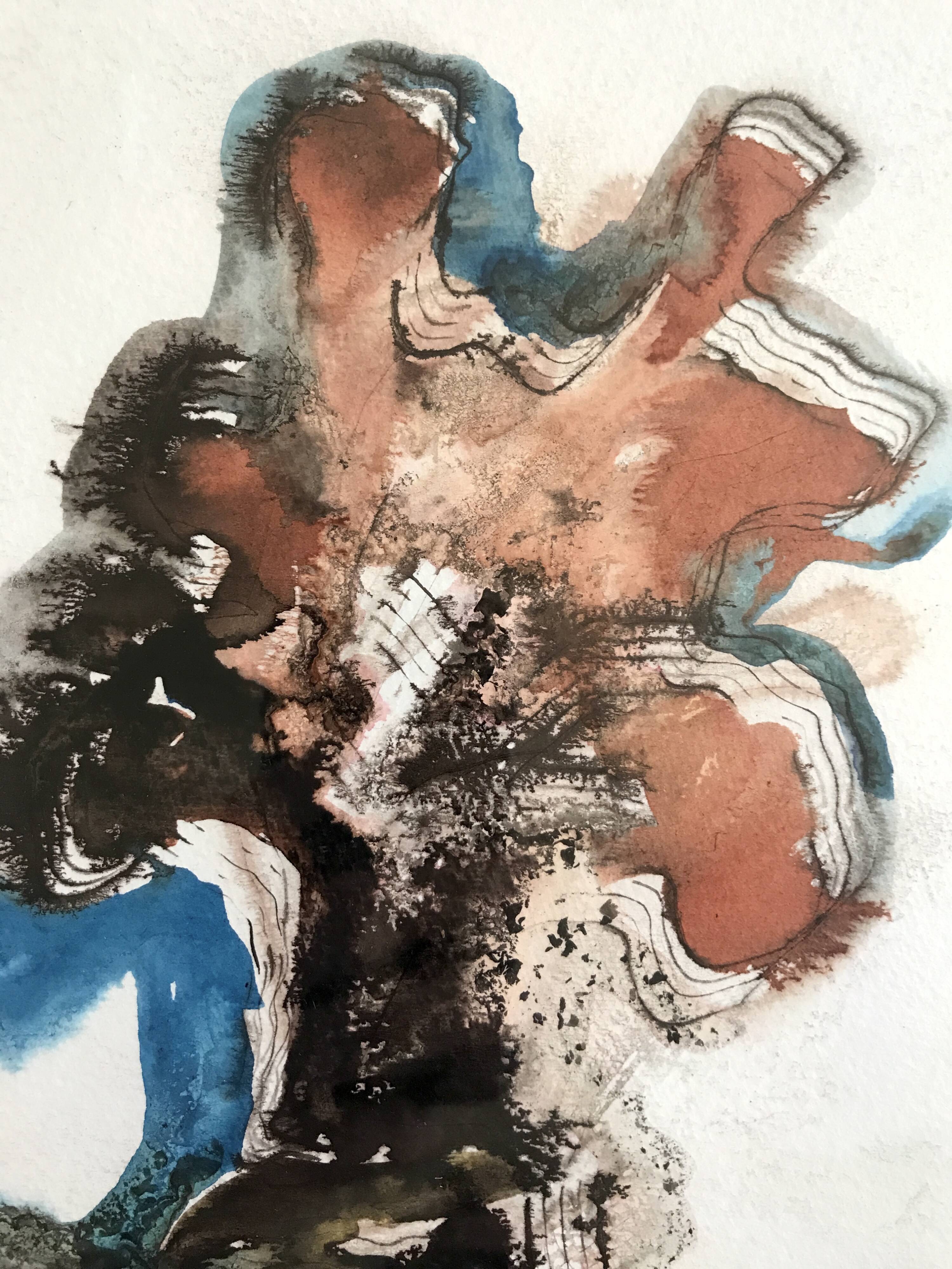 Emmanuelle messika, untitled iii, 2012. ink on paper signed in pencil