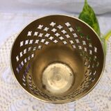 Golden brass incense holders INDIA.