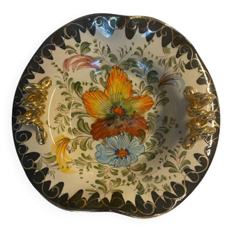 Plat porcelaine Béquet Quaregnon