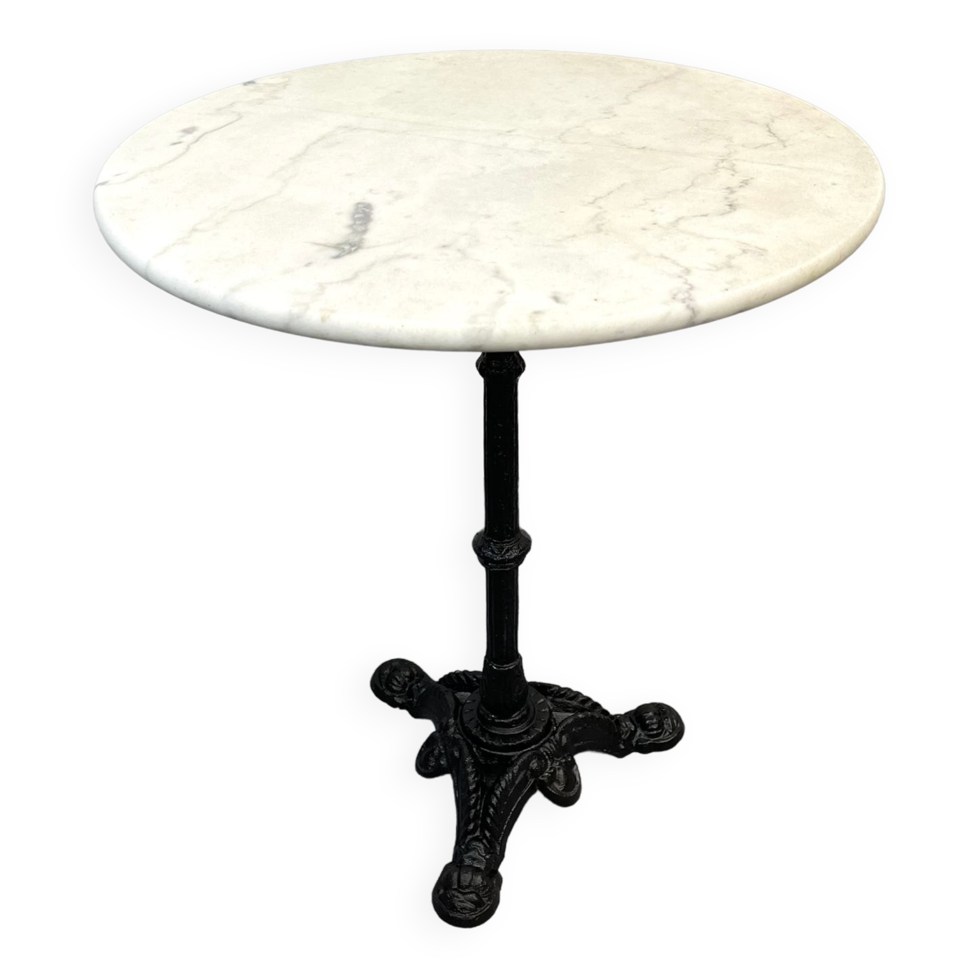 Parisian coffee bistro table marble tray