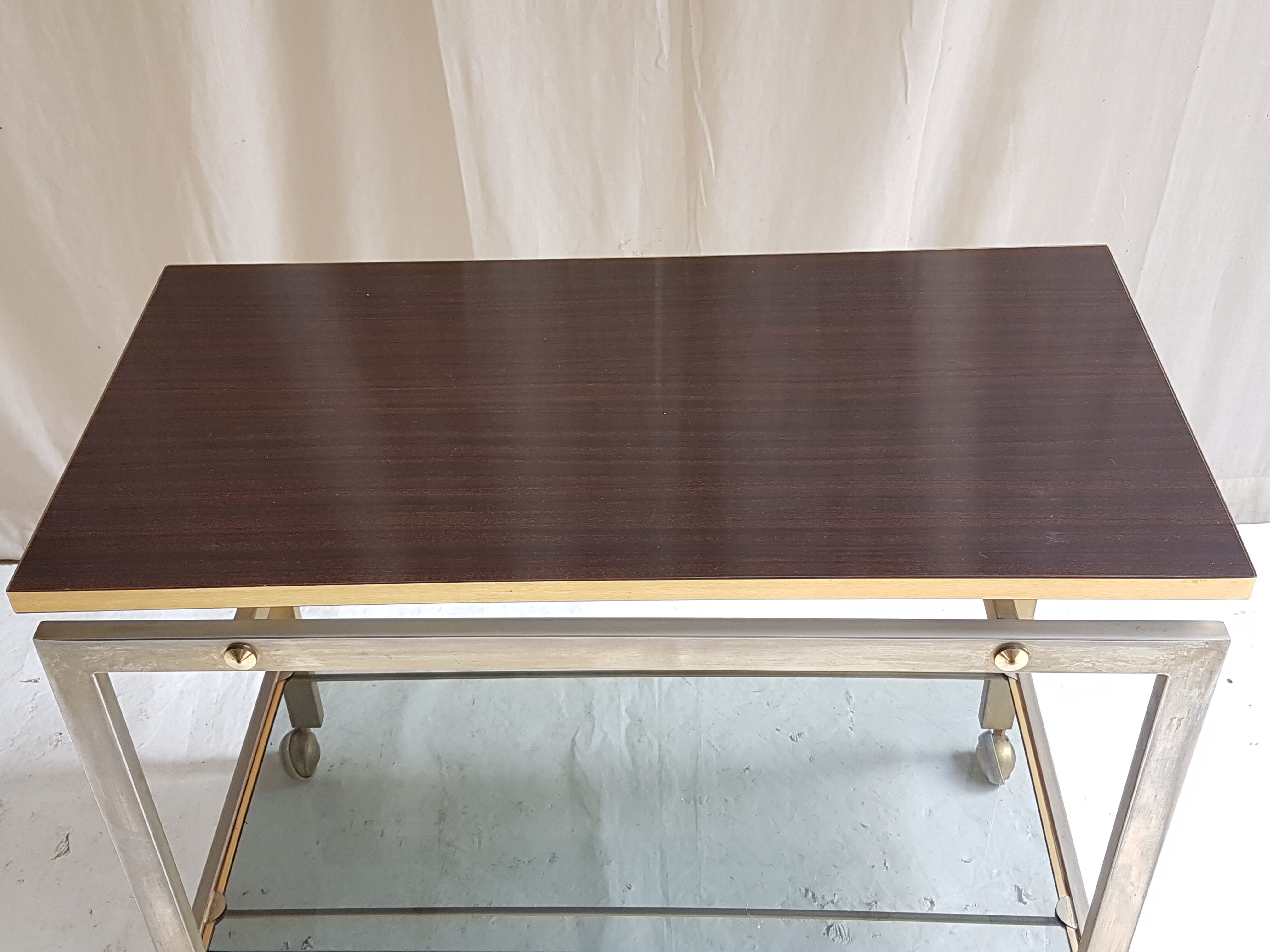 Console vintage plateau pivotant