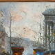 Place de la Madeleine, Paris, oil on canvas signed A Richmond