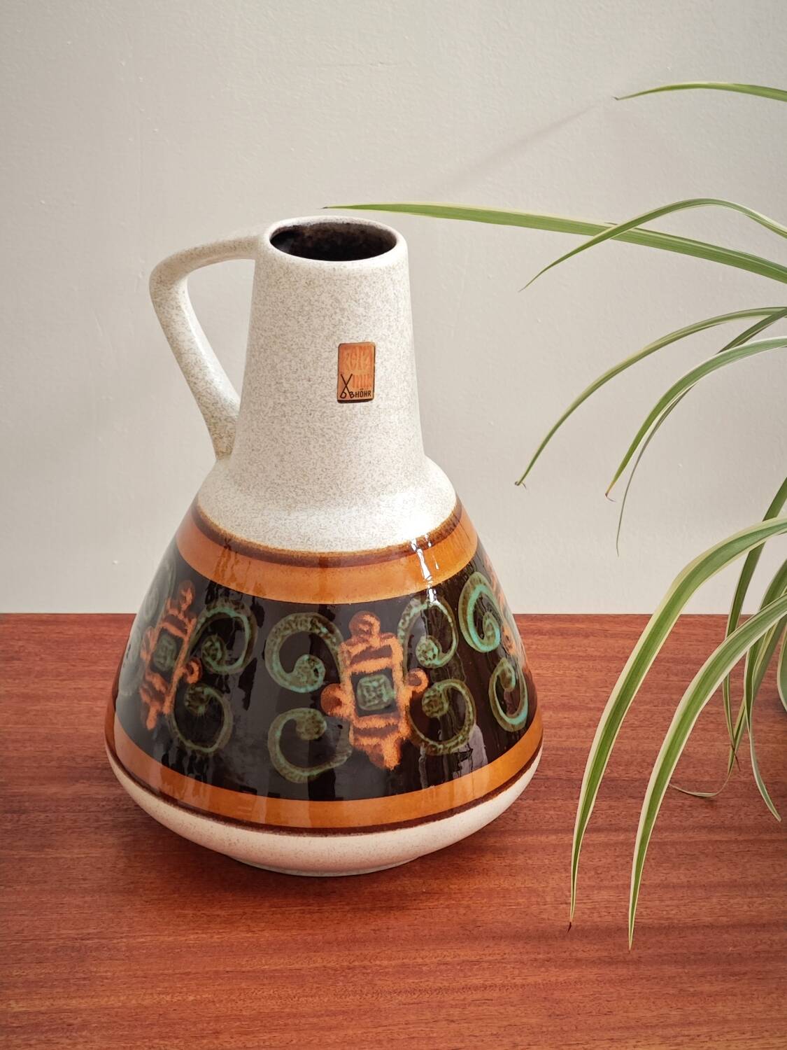 West Germany vase 310 - 22 Dumler and Breiden ochre green