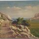 Old painting, landscape of the Calanques de Cassis, signed Alberti.