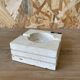 Travertine ashtray by Cerri Nestore