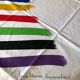 Nappe design Gualtiero Marchesi et 8 serviettes assorties