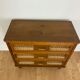 Vintage dresser rattan compass feet