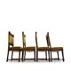 four Victorian dining chairs
