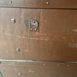 Grande Malle « au bon marché Paris » vintage des années 1900