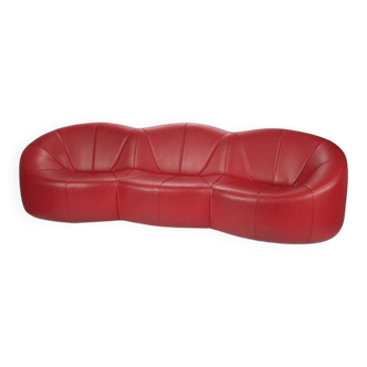 Canapé Pierre Paulin - Ligne Roset Edition - Pumpkin 3-seater - Faux leather
