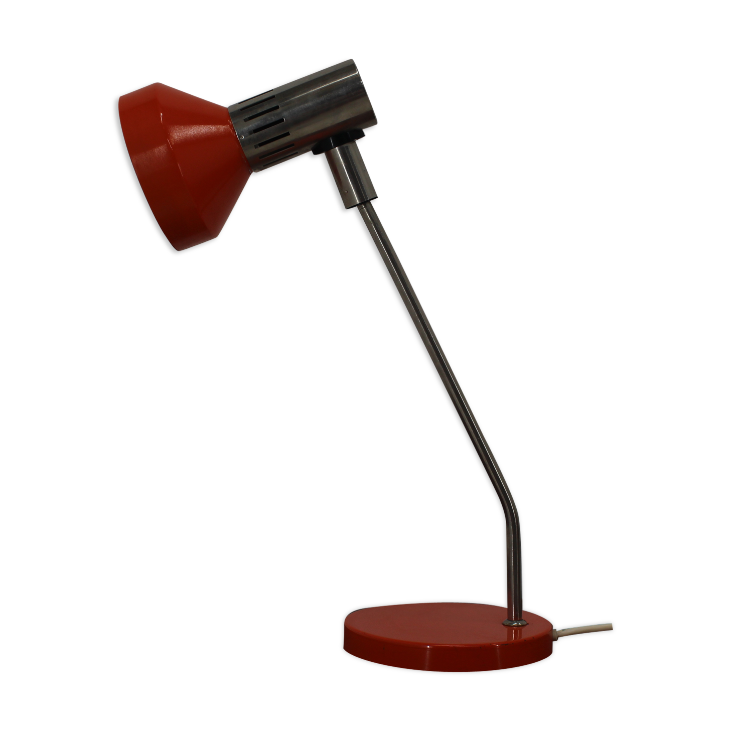 Mid-century orange table lamp, Gemany, 1970´s.