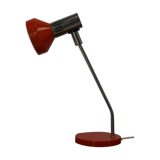 Lampe de table orange du milieu du siècle Gemany 1970.