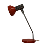 Lampe de table orange du milieu du siècle Gemany 1970.