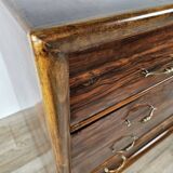 Commode Art Déco avec poignées en laiton
