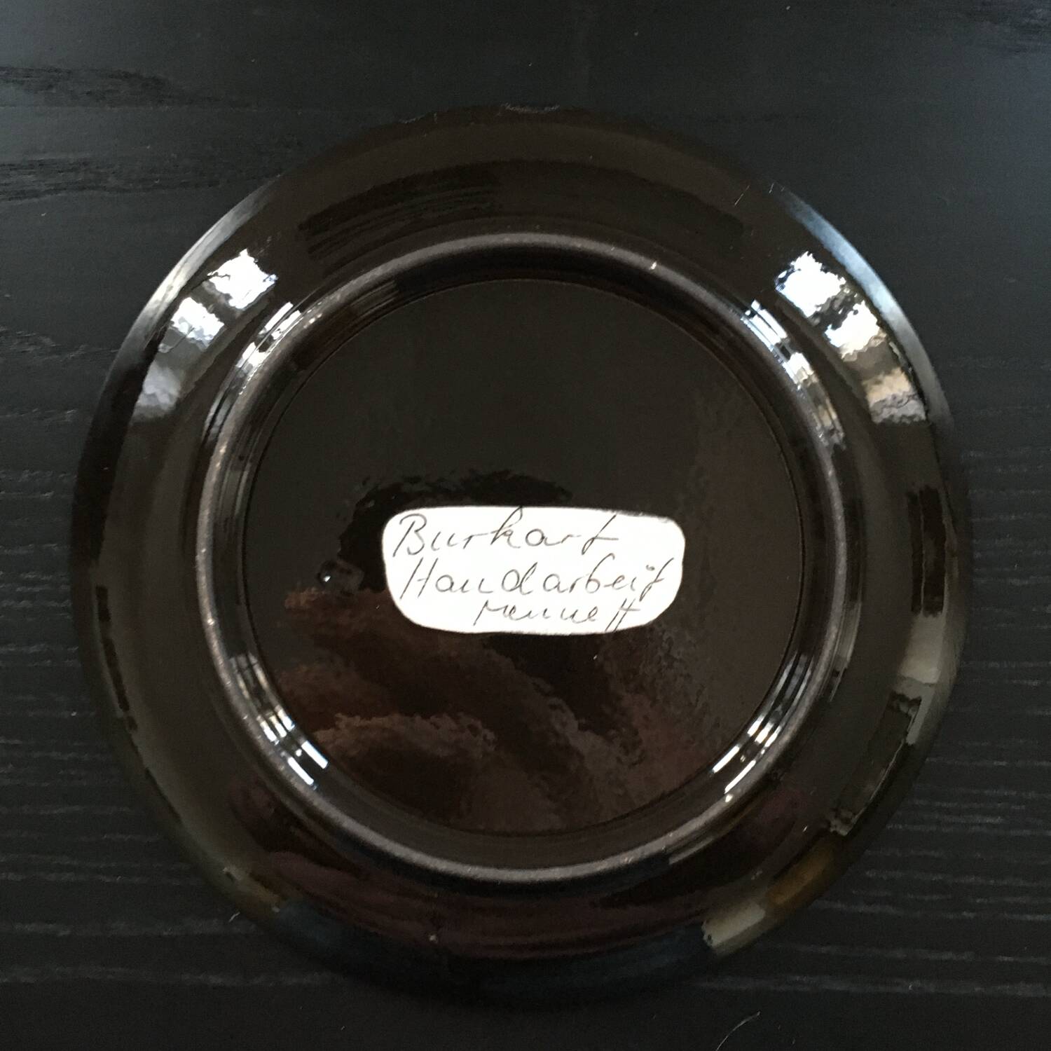 Serie de 5 assiettes signées