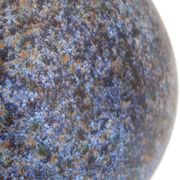 Blue speckled ceramic vase by Bernard Buffat, 1970s.