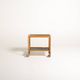 Scandinavian Serving Trolley with Removable Tray
