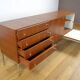 Mahogany Enfilade & Chrome Legs by Luigi Bartolini Vintage 1960