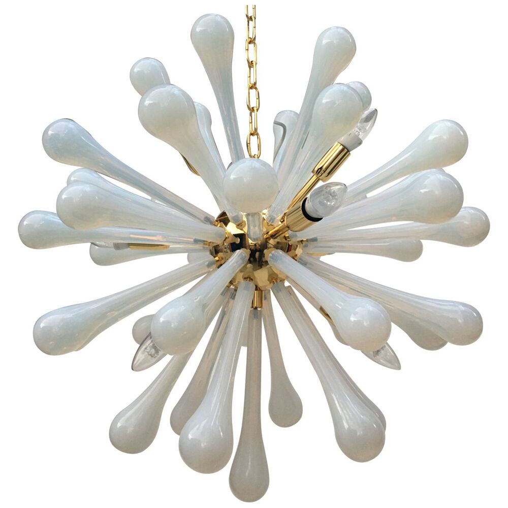 Drops Murano glass chandelier