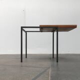 Mid-century minimalist convertible side table model T-Angle by Florence Knoll for Knoll International, 1950s.