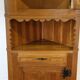Cabinet d'angle vintage des années 1960 en chêne massif dans le style de Kjærnulf, design danois moderne.