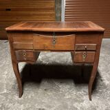 Coiffeuse en bois merisier